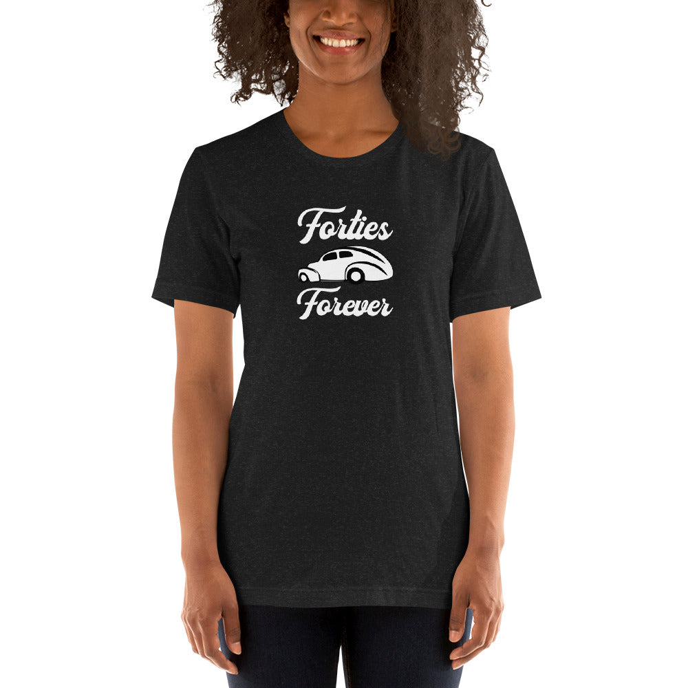 Unisex t-shirt Kukloso Forties Forever White - Free Shipping