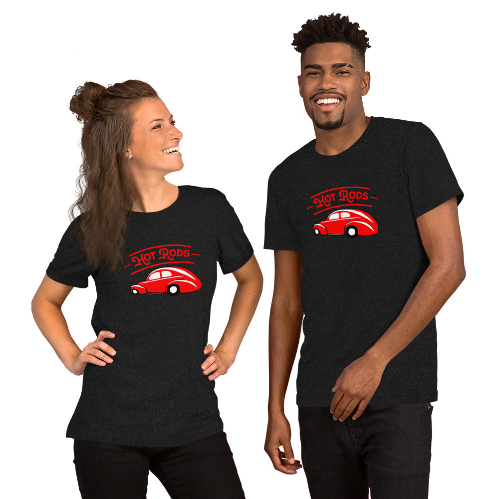 Unisex t-shirt Kukloso Hot Rods No 3 Red - Free Shipping