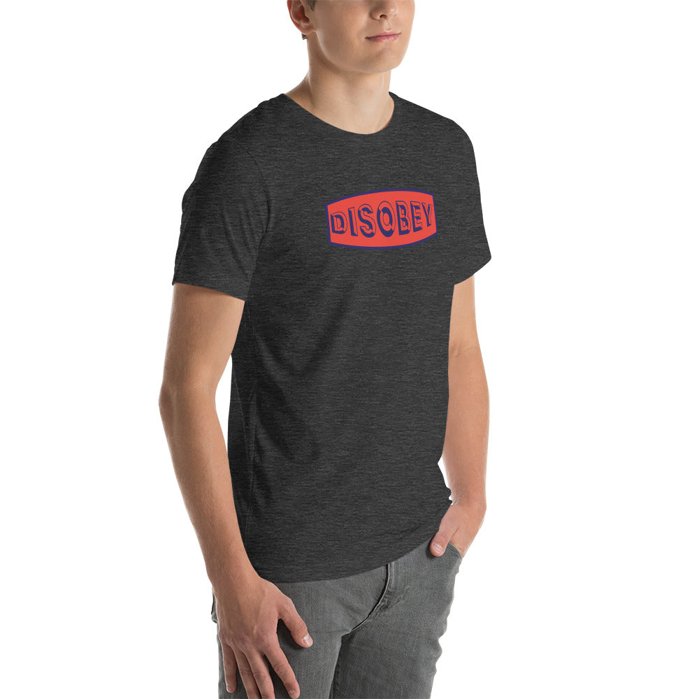 Unisex t-shirt Kukloso Disobey Navy/Orange - Free Shipping