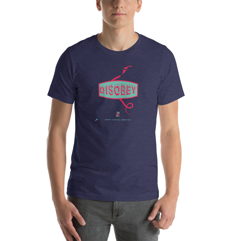 Unisex t-shirt Kukloso Disobey Logo - Free Shipping