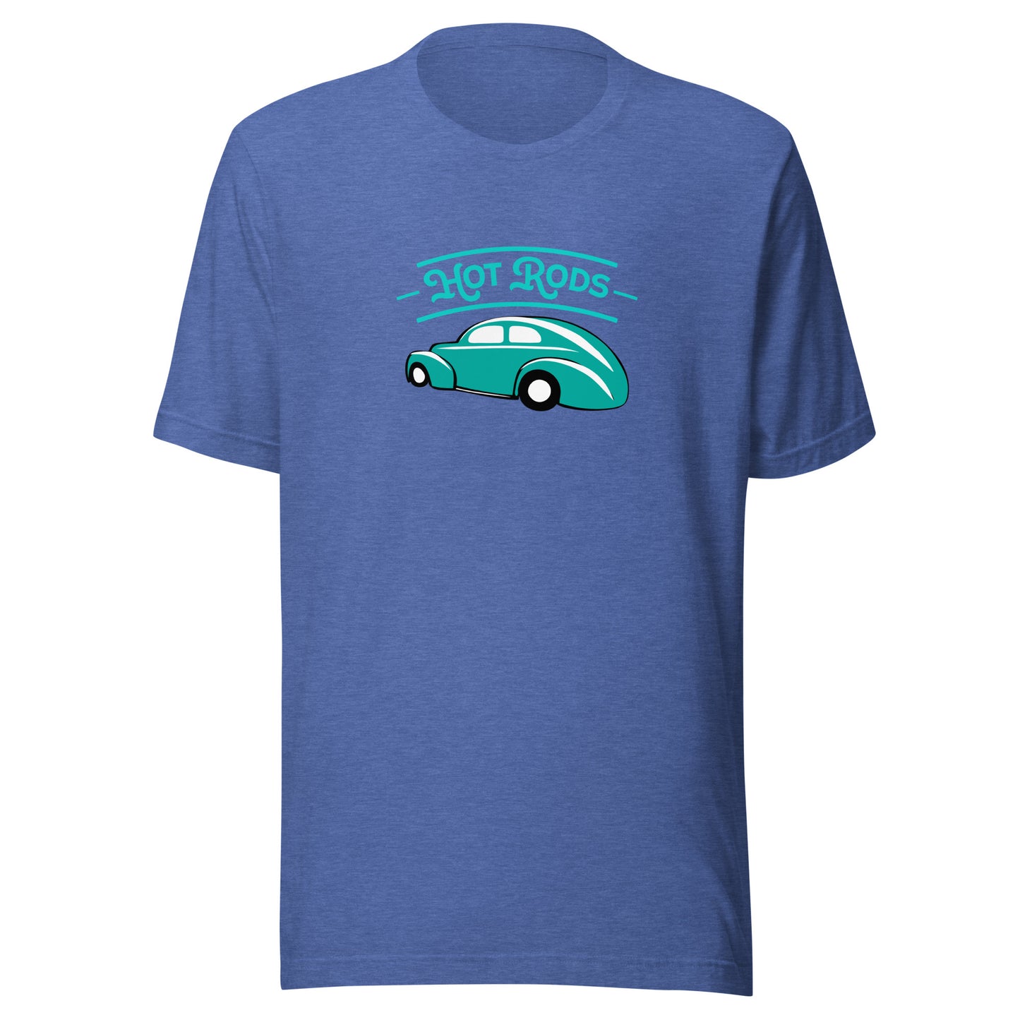 Unisex t-shirt Kukloso Hot Rods No 1 Aqua - Free Shipping