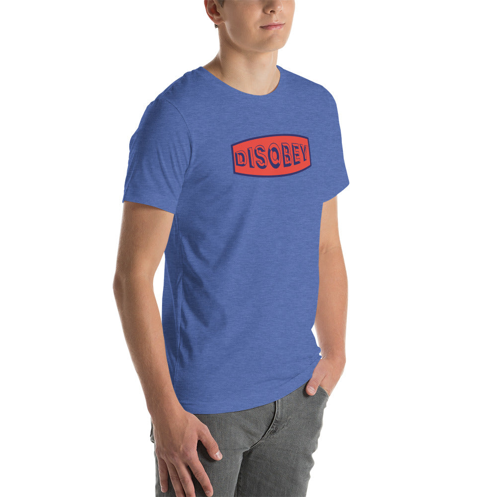 Unisex t-shirt Kukloso Disobey Navy/Orange - Free Shipping