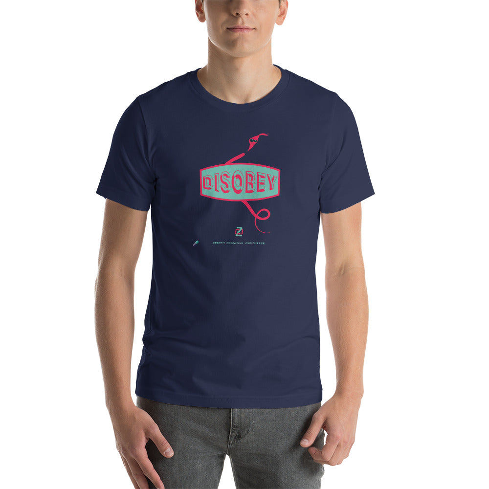 Unisex t-shirt Kukloso Disobey Logo - Free Shipping