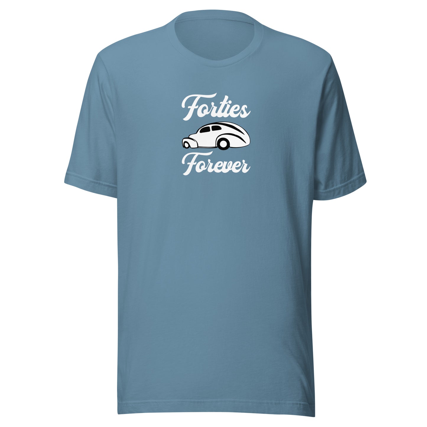 Unisex t-shirt Kukloso Forties Forever White - Free Shipping