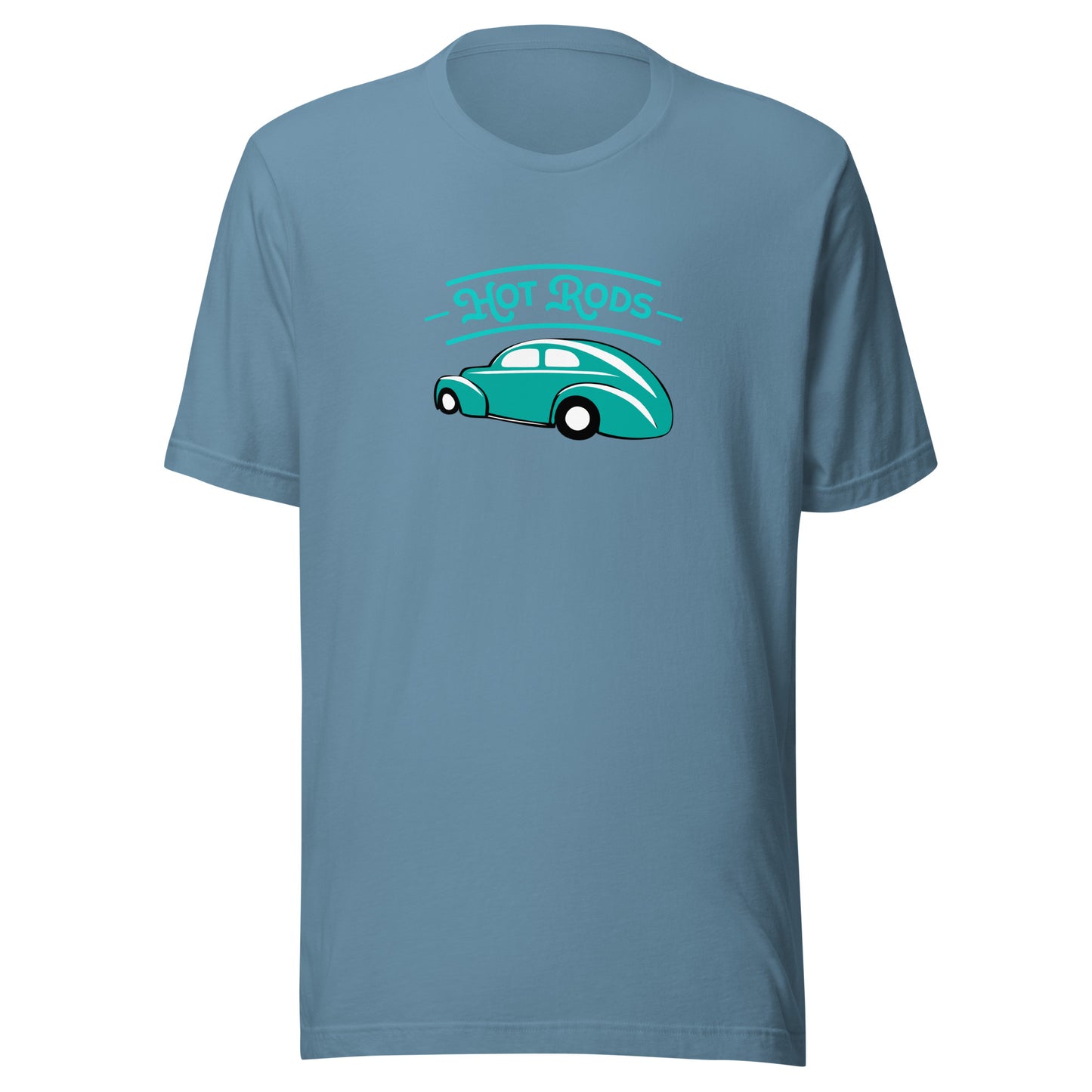 Unisex t-shirt Kukloso Hot Rods No 1 Aqua - Free Shipping