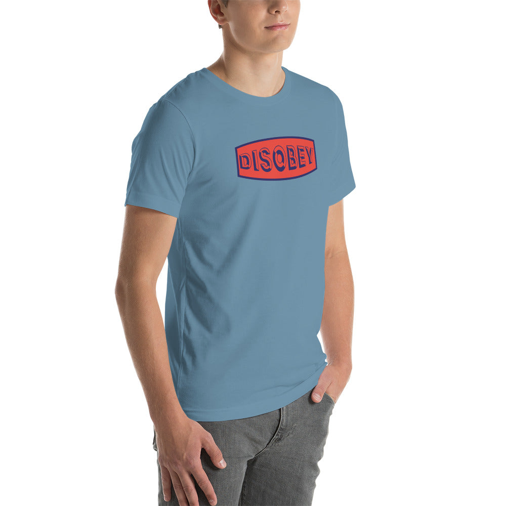 Unisex t-shirt Kukloso Disobey Navy/Orange - Free Shipping