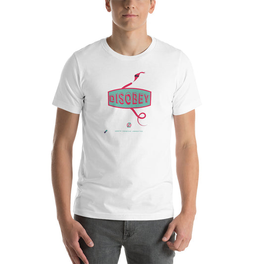 Unisex t-shirt Kukloso Disobey Logo - Free Shipping