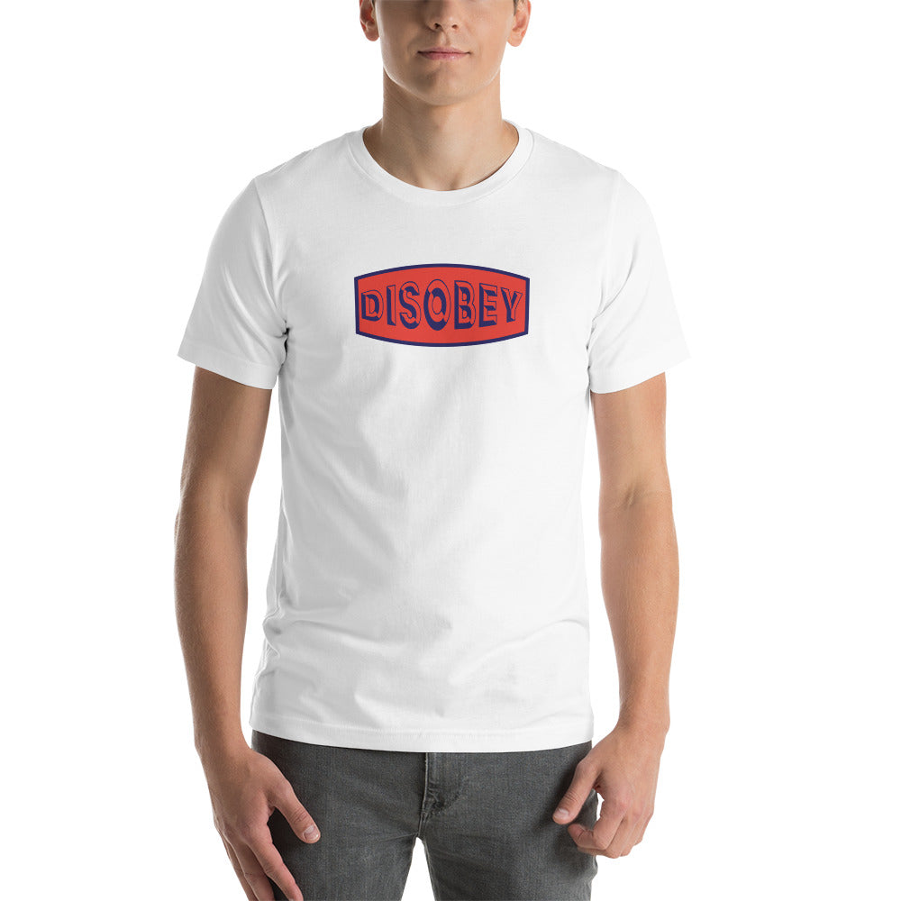 Unisex t-shirt Kukloso Disobey Navy/Orange - Free Shipping