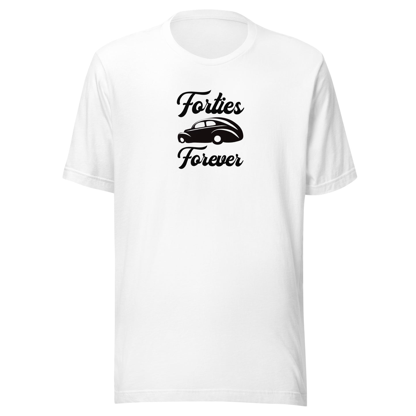 Unisex t-shirt Kukloso Forties Forever Black - Free Shipping