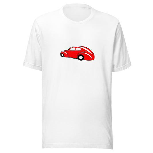 Unisex t-shirt Kukloso Hot Rods No 4 Red - Free Shippingt