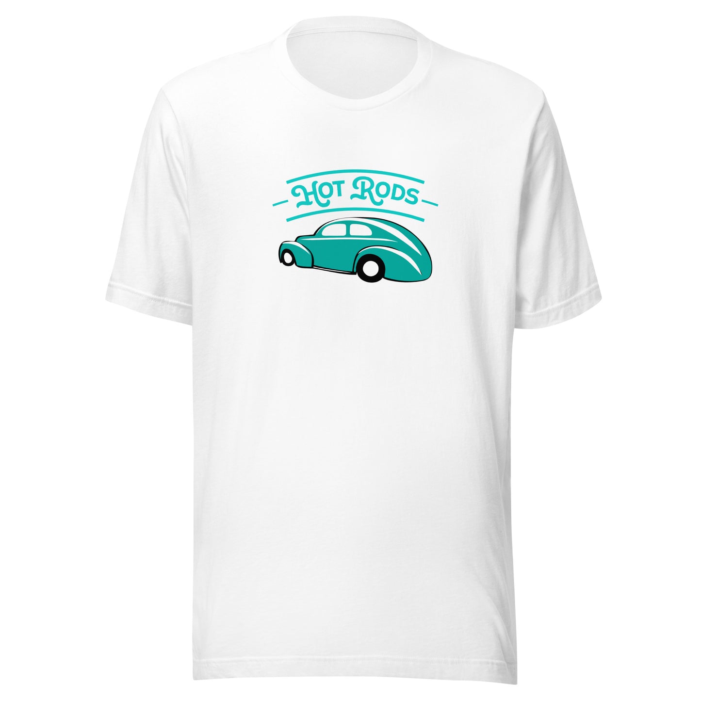 Unisex t-shirt Kukloso Hot Rods No 1 Aqua - Free Shipping