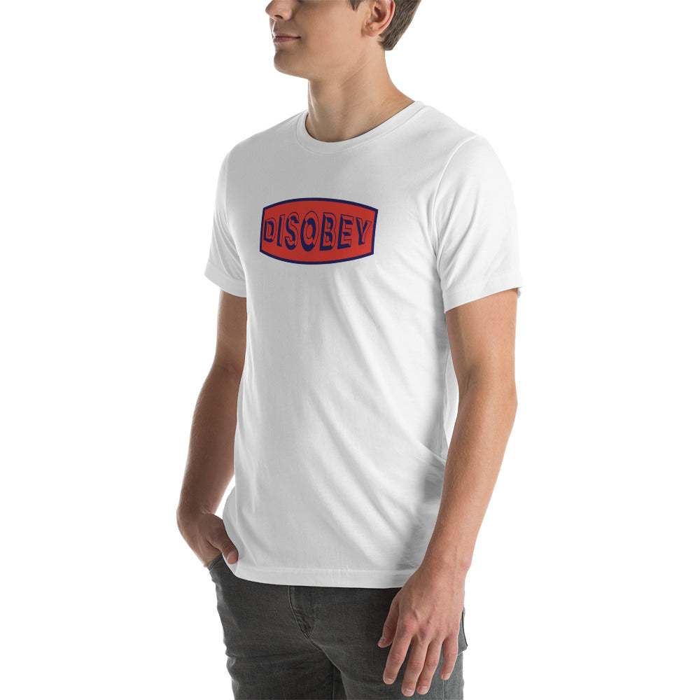 Unisex t-shirt Kukloso Disobey Navy/Orange - Free Shipping