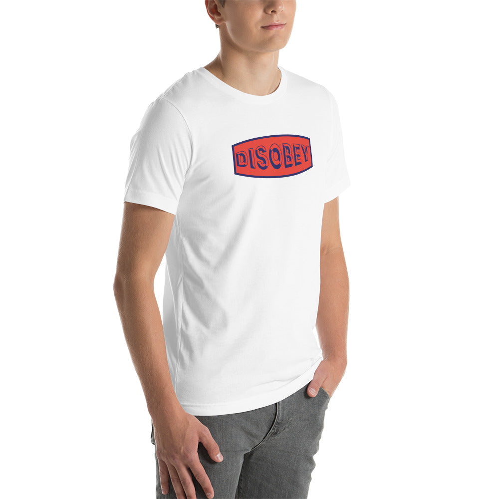 Unisex t-shirt Kukloso Disobey Navy/Orange - Free Shipping