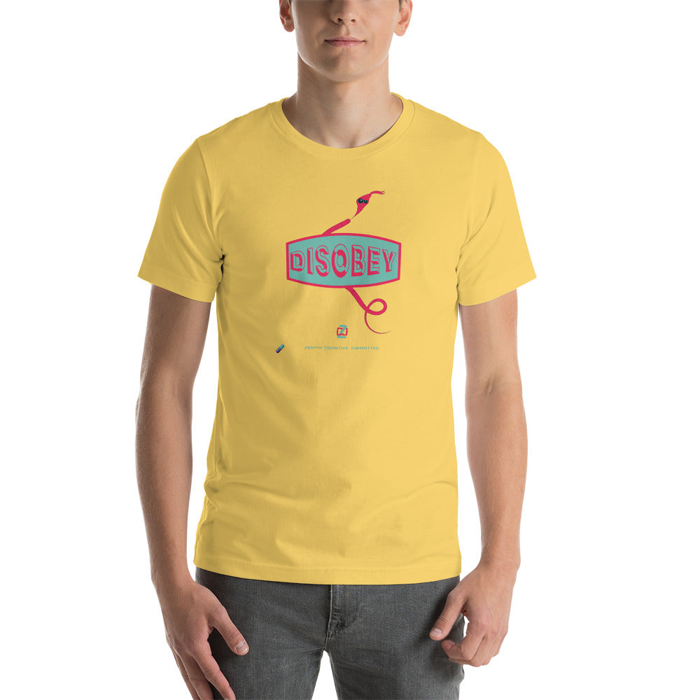 Unisex t-shirt Kukloso Disobey Logo - Free Shipping