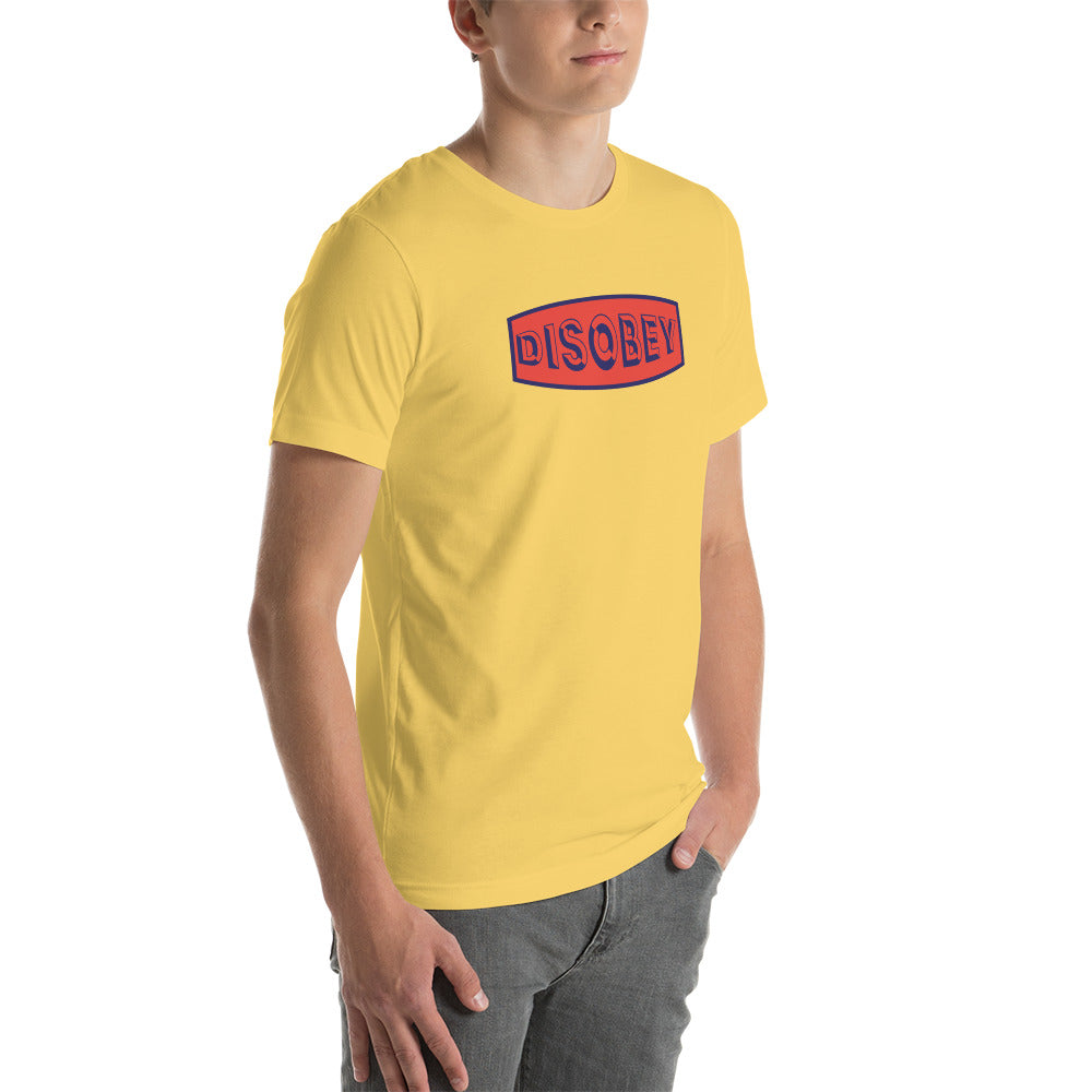 Unisex t-shirt Kukloso Disobey Navy/Orange - Free Shipping