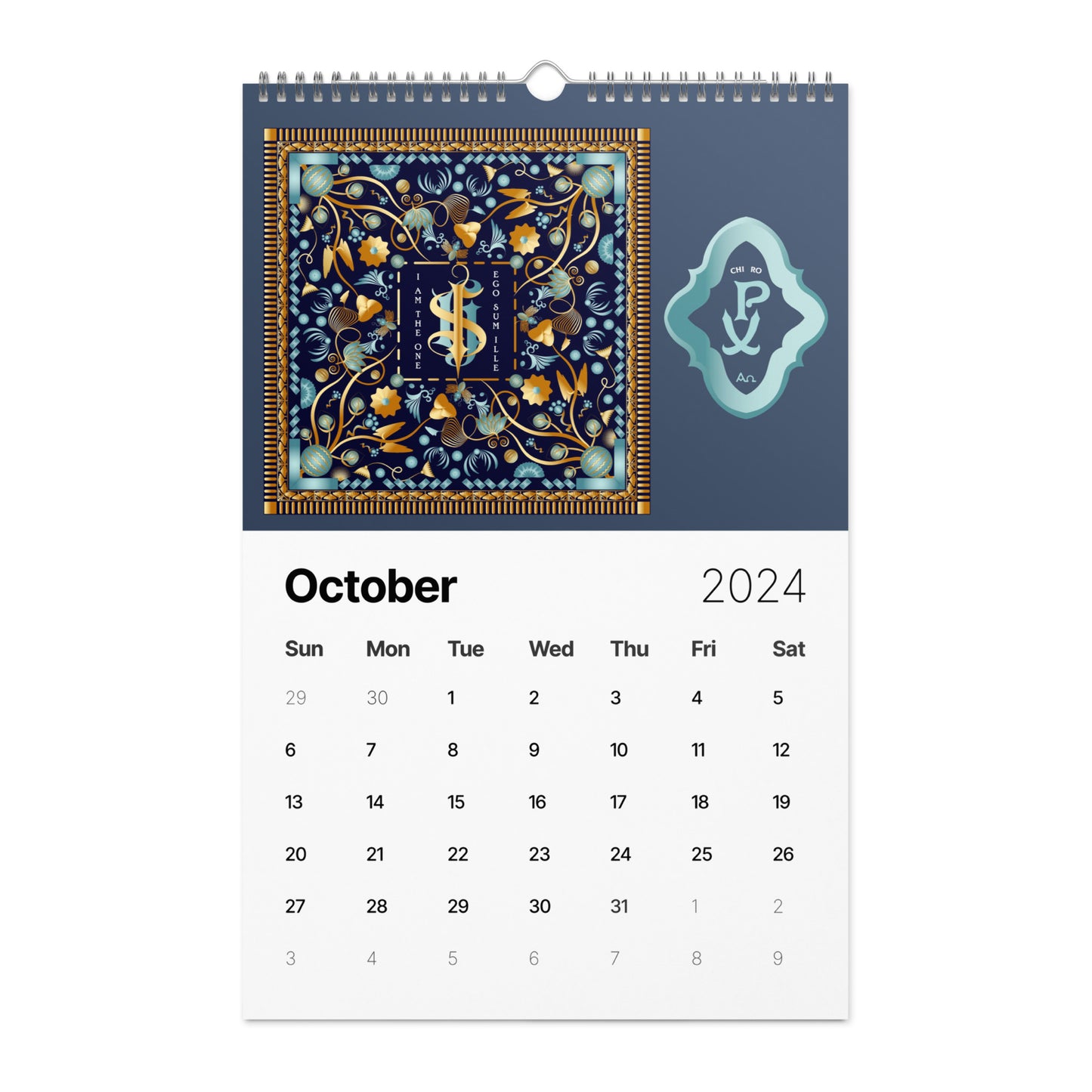 Wall calendar (2024) Kukloso Christian Themed - Free Shipping