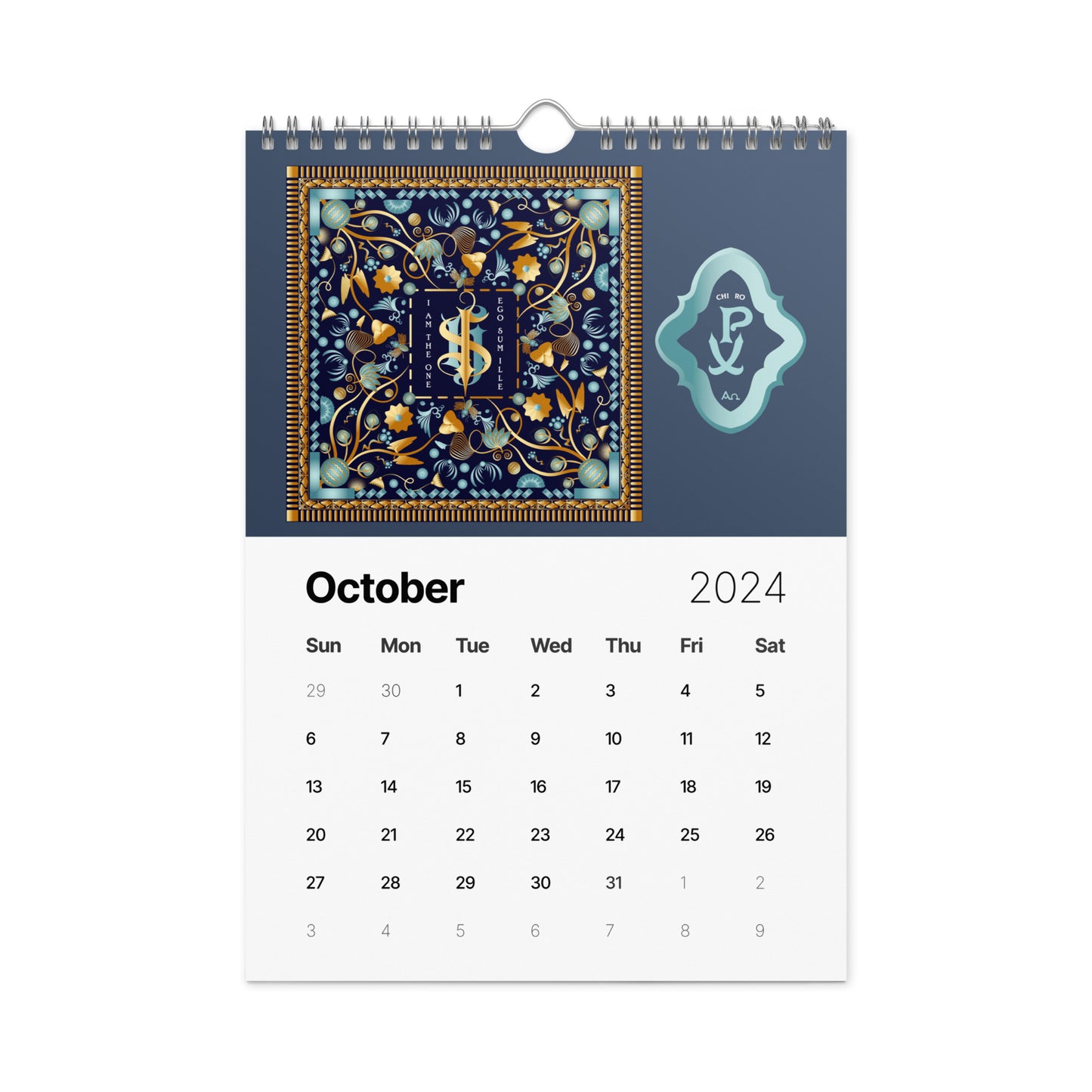 Wall calendar (2024) Kukloso Christian Themed - Free Shipping