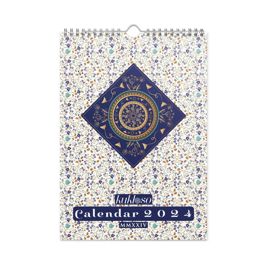 Wall calendar (2024) Kukloso Abstract Graphics - Free Shipping