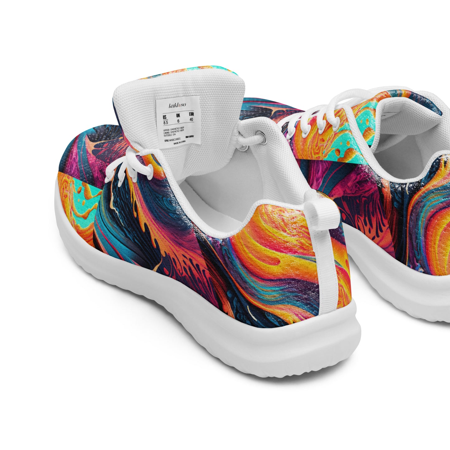 Women’s athletic shoes Kukloso Abstract No 1 Multicolored - Free Shipping