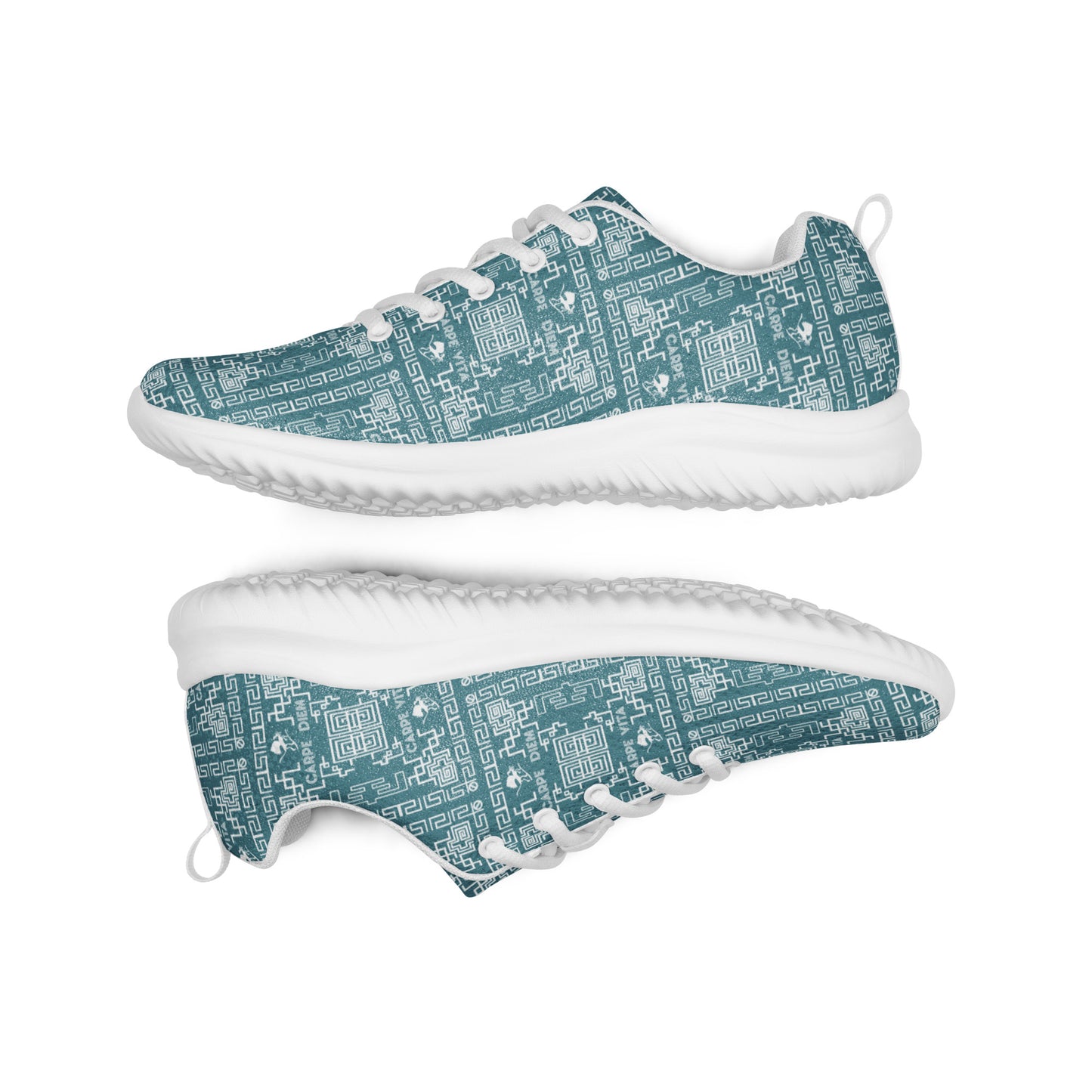 Women’s athletic shoes Kukloso Greek Border No 41 Carpe Diem Blue/Green - Free Shipping