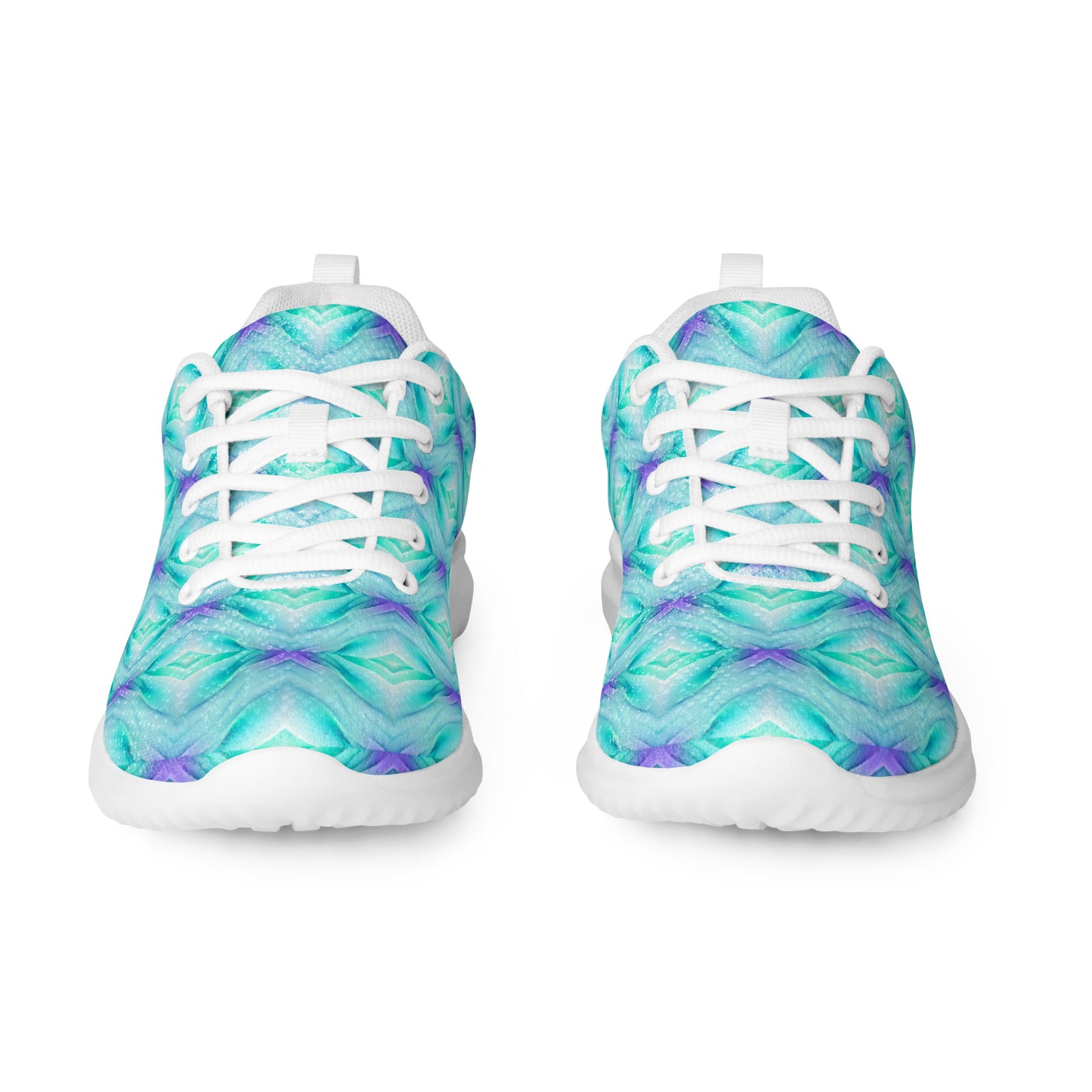 Women’s athletic shoes Kukloso Abstract No 2 Aqua Multicolored - Free Shipping