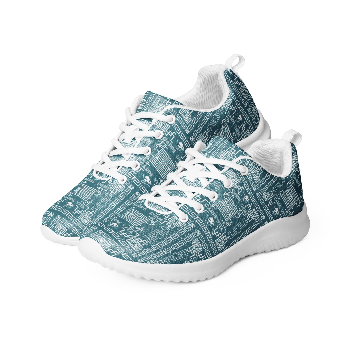 Women’s athletic shoes Kukloso Greek Border No 41 Carpe Diem Blue/Green - Free Shipping