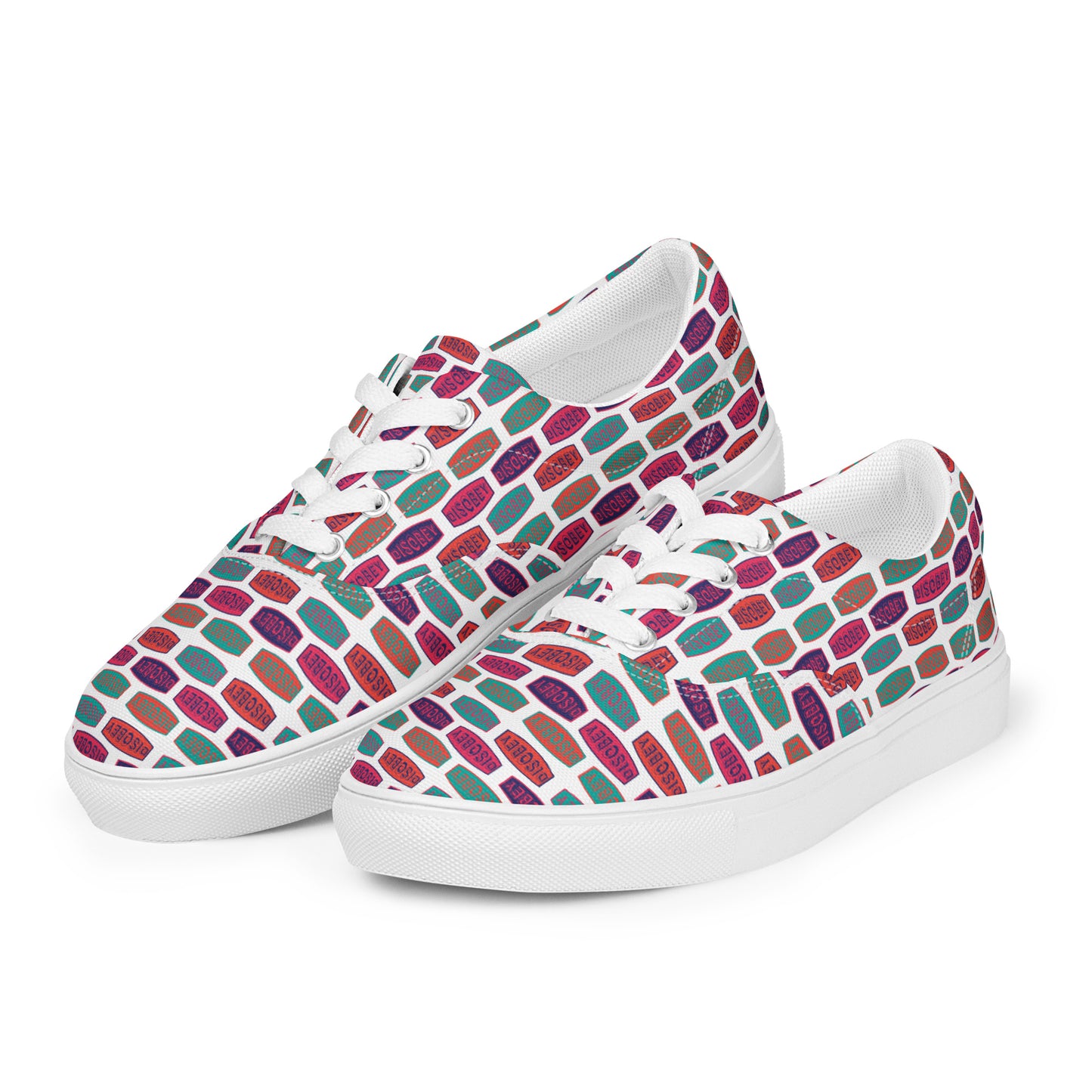 Women’s lace-up canvas shoes Kukloso 'DISOBEY' - Free Shipping