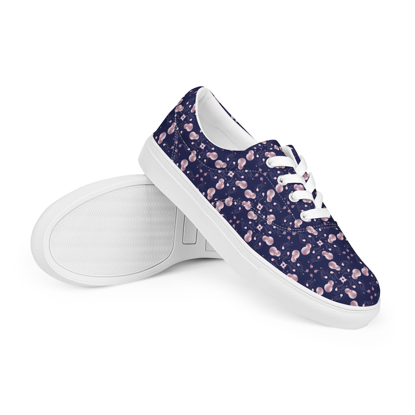 Women’s lace-up canvas shoes