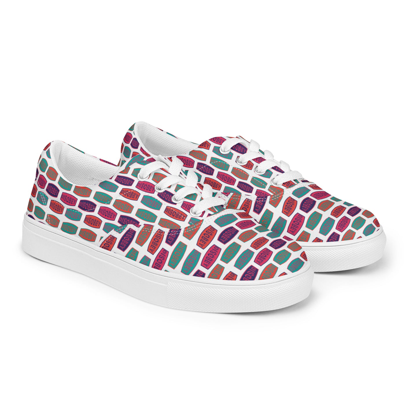 Women’s lace-up canvas shoes Kukloso 'DISOBEY' - Free Shipping