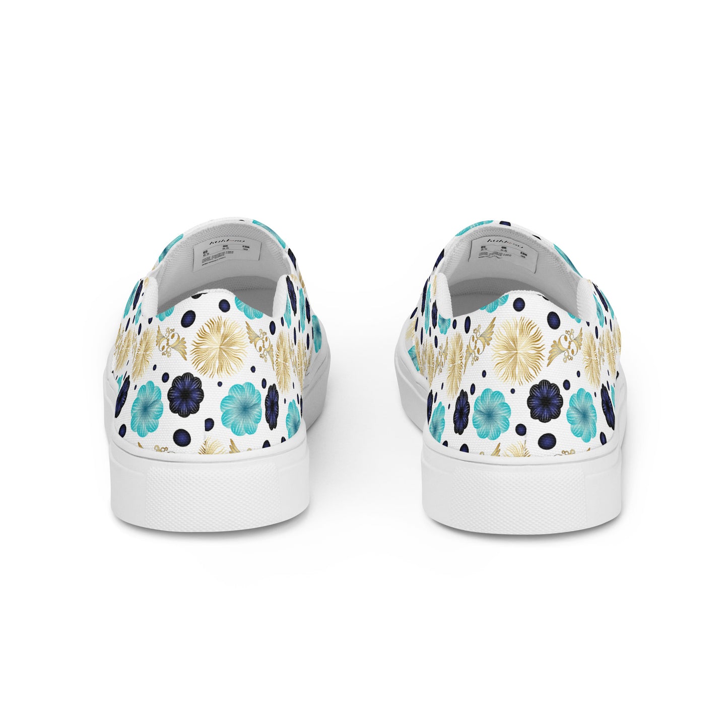 Women’s slip-on canvas shoes Kukloso Abstractical No 222 - Free Shipping