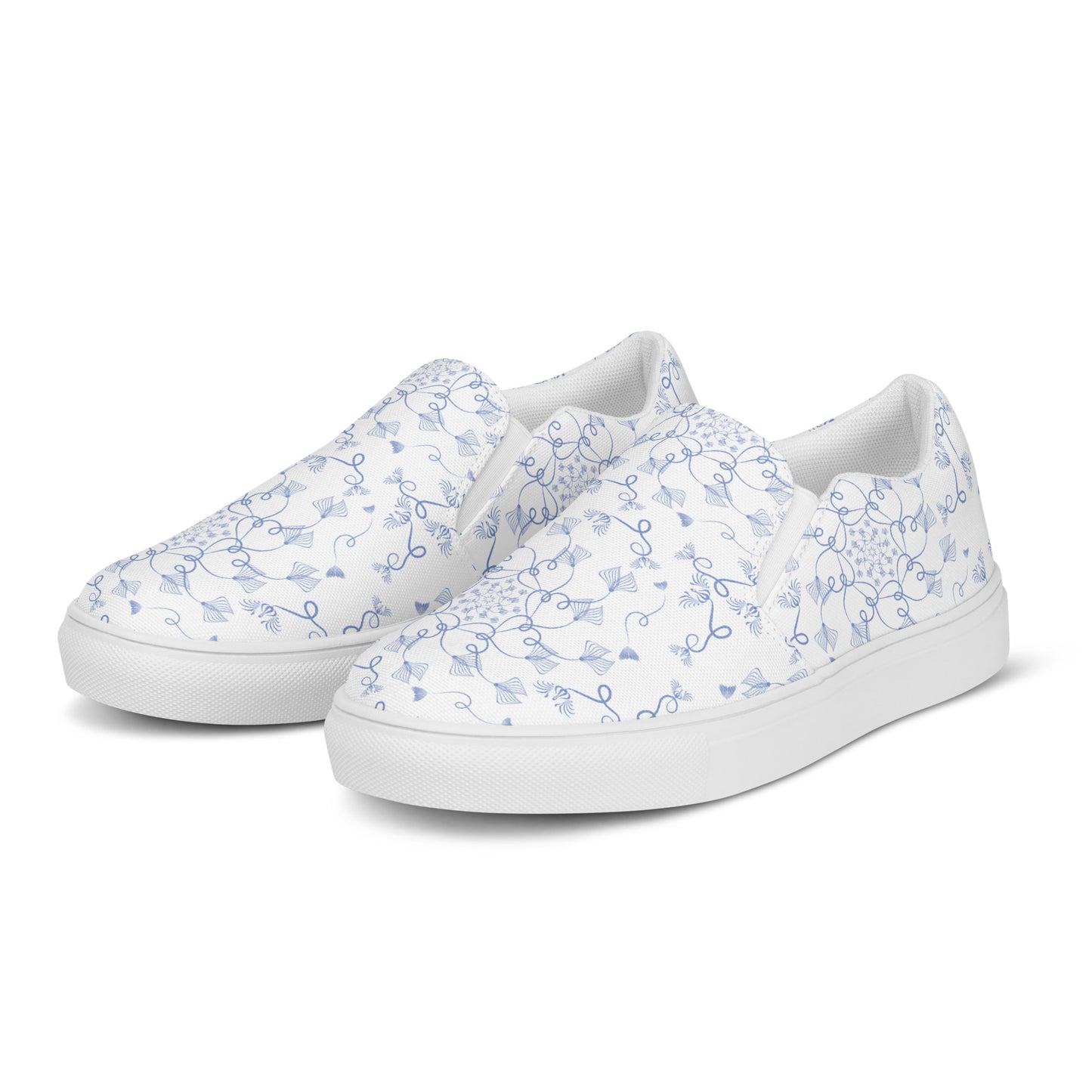 Women’s slip-on canvas shoes Kukloso Abstractical No 19 - Free Shipping