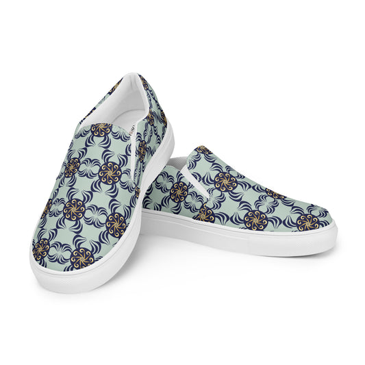 Women’s slip-on canvas shoes Kukloso Abstractical No 42 - Free Shipping