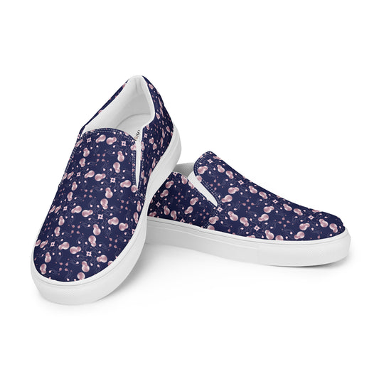 Women’s slip-on canvas shoes Kukloso Abstractical No 57 - Free Shipping