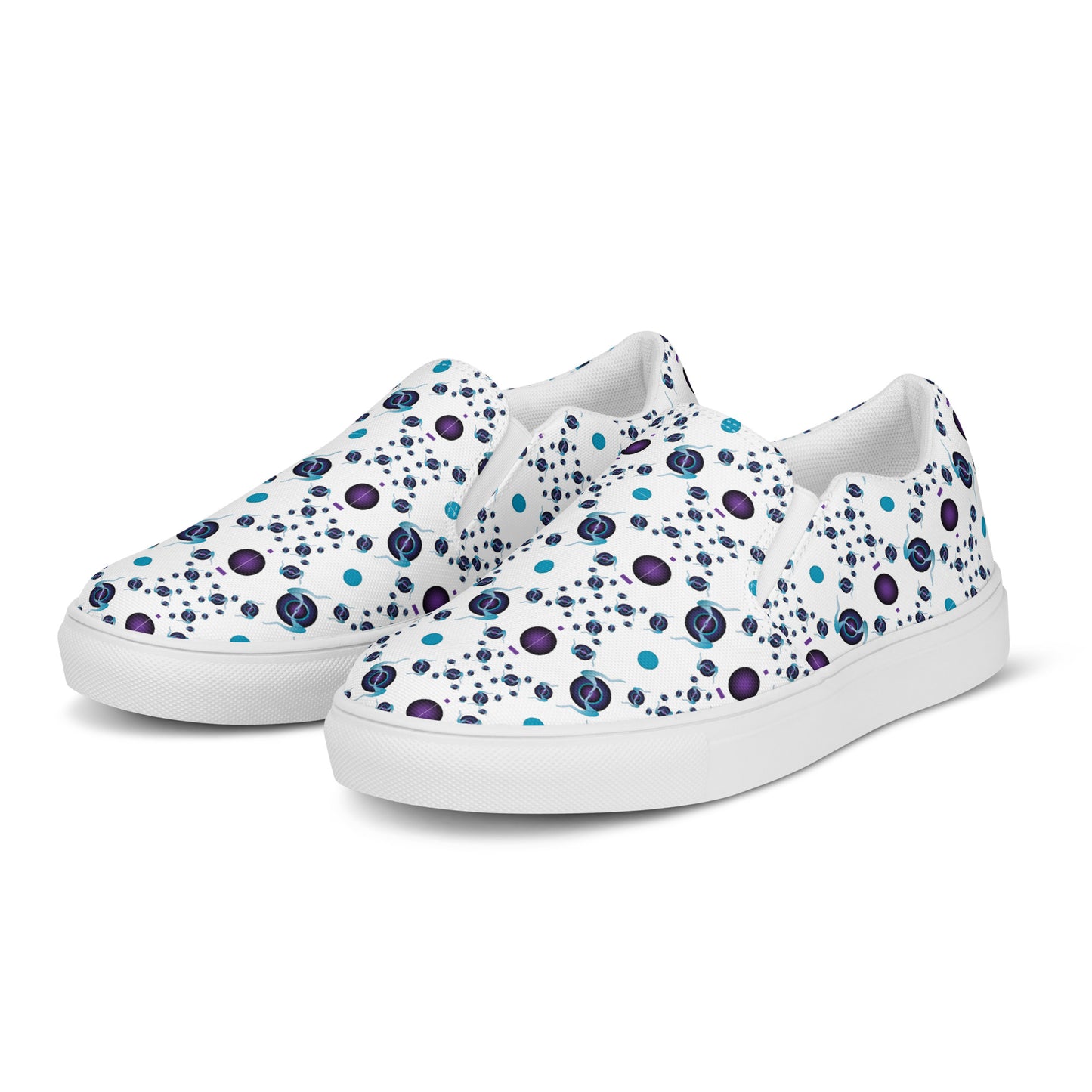 Women’s slip-on canvas shoes Kukloso Abstractical No 225 - Free Shipping