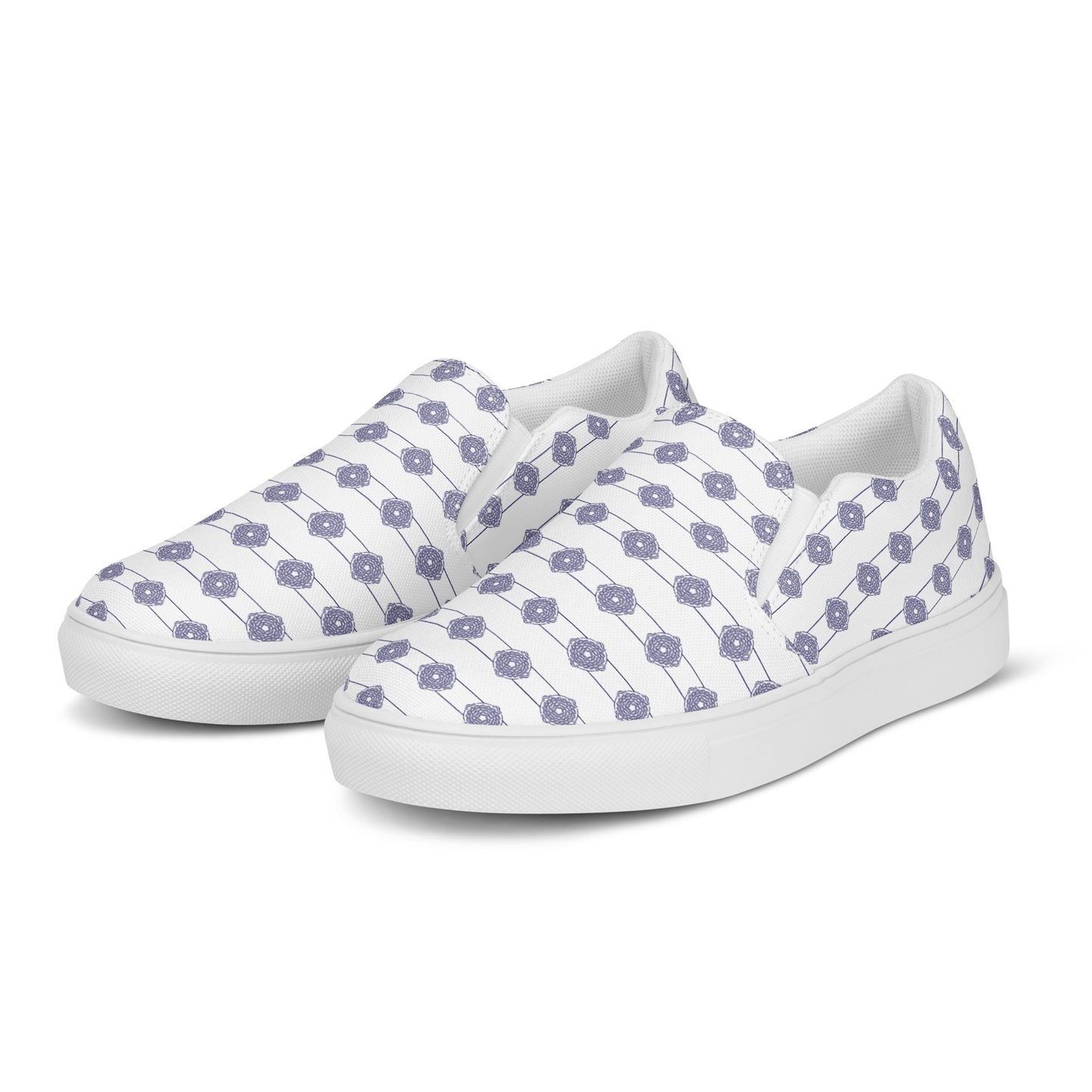 Women’s slip-on canvas shoes Kukloso Abstractical No 221 - Free Shipping