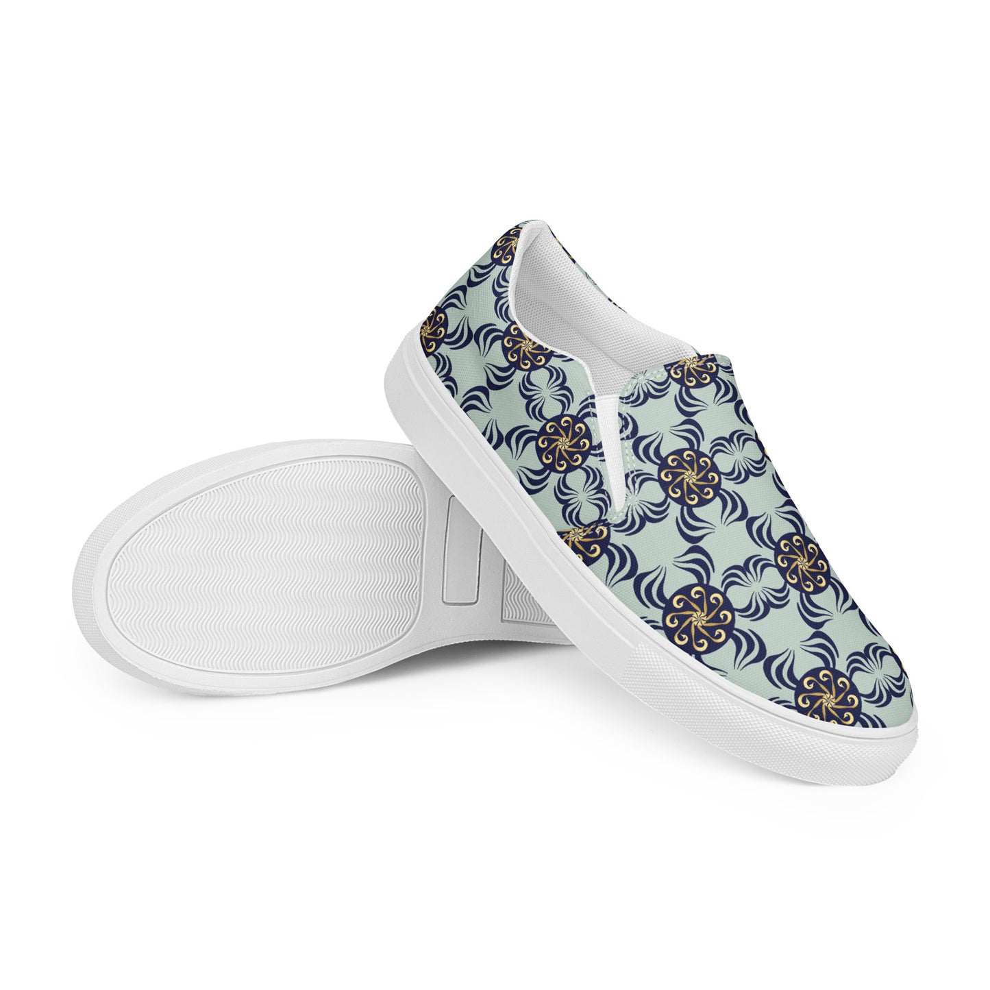 Women’s slip-on canvas shoes Kukloso Abstractical No 42 - Free Shipping
