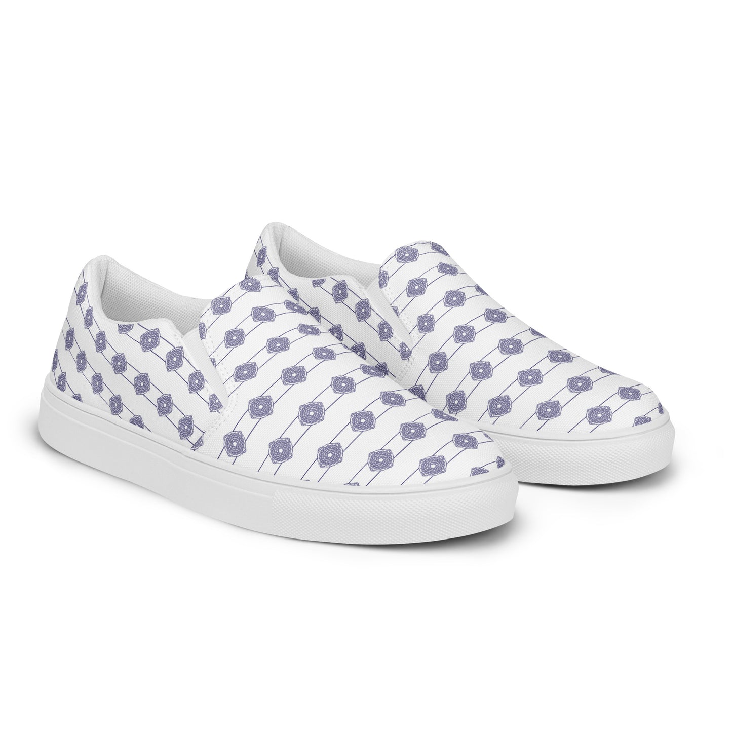 Women’s slip-on canvas shoes Kukloso Abstractical No 221 - Free Shipping