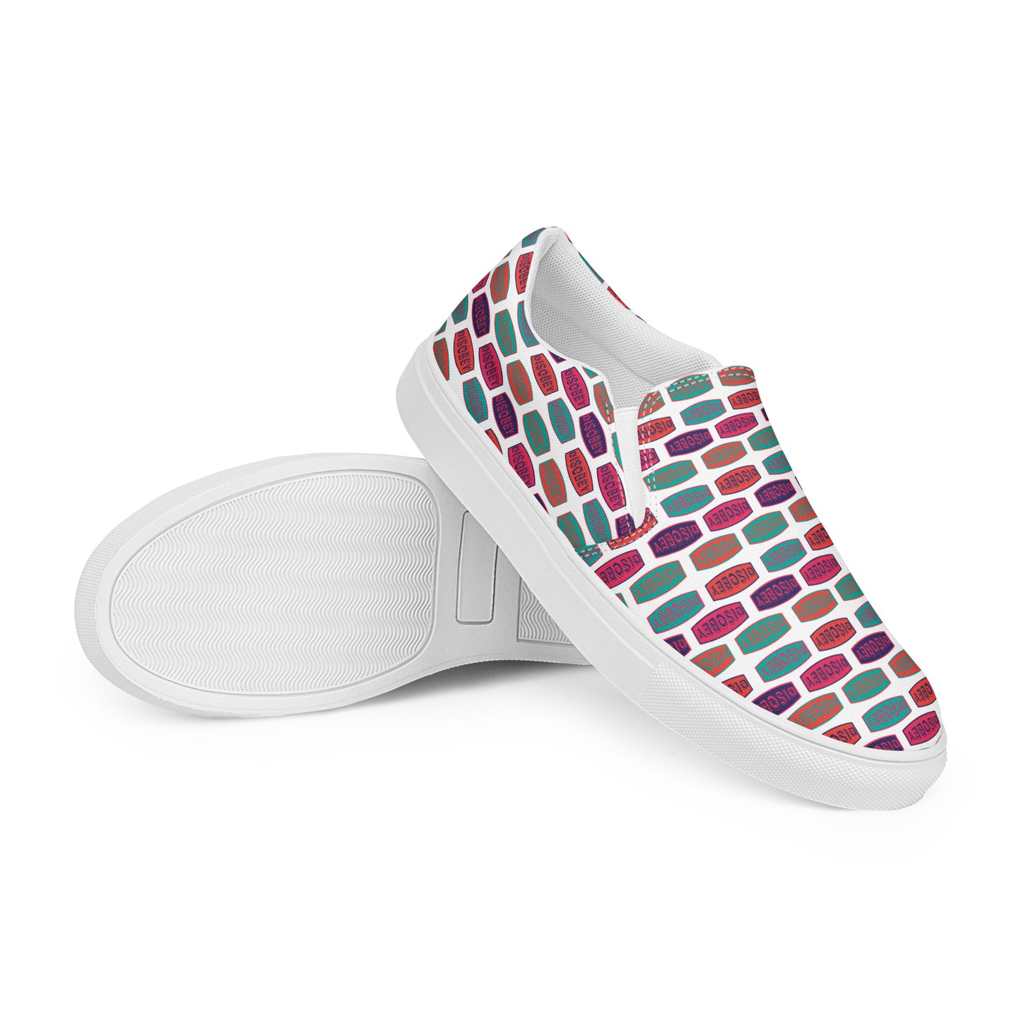 Women’s slip-on canvas shoes Kukloso 'DISOBEY' - Free Shipping