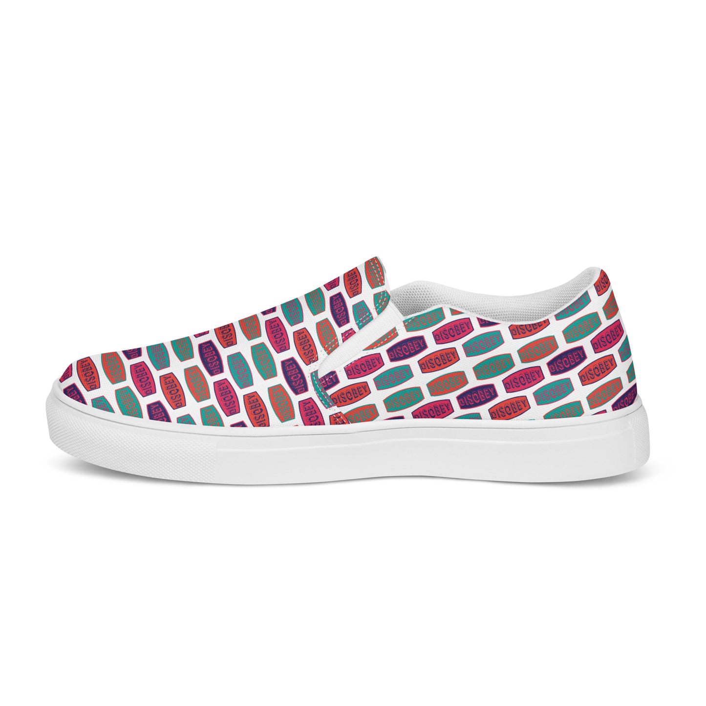 Women’s slip-on canvas shoes Kukloso 'DISOBEY' - Free Shipping